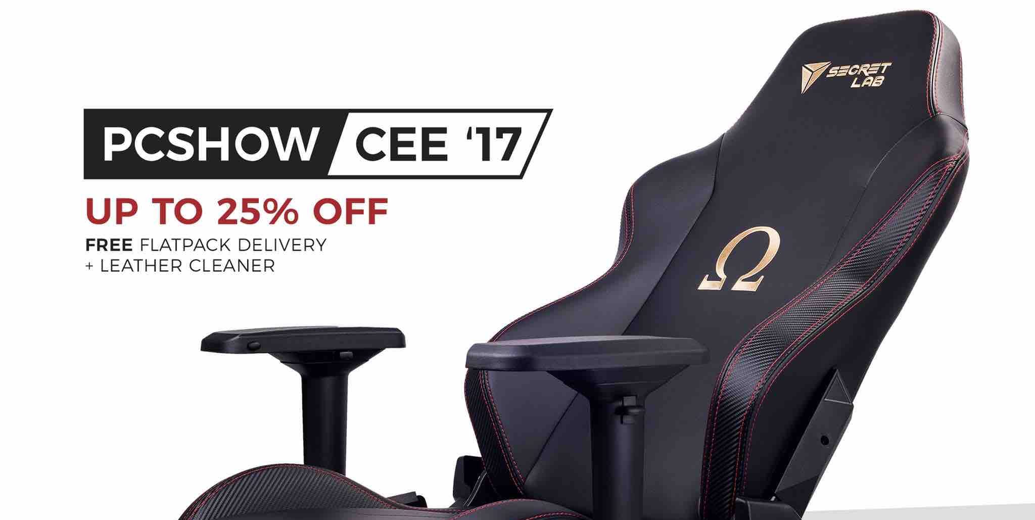 Secretlab Singapore PC Show/CEE $200 Off Secretlab Chair Promotion ends 3 Jun 2017