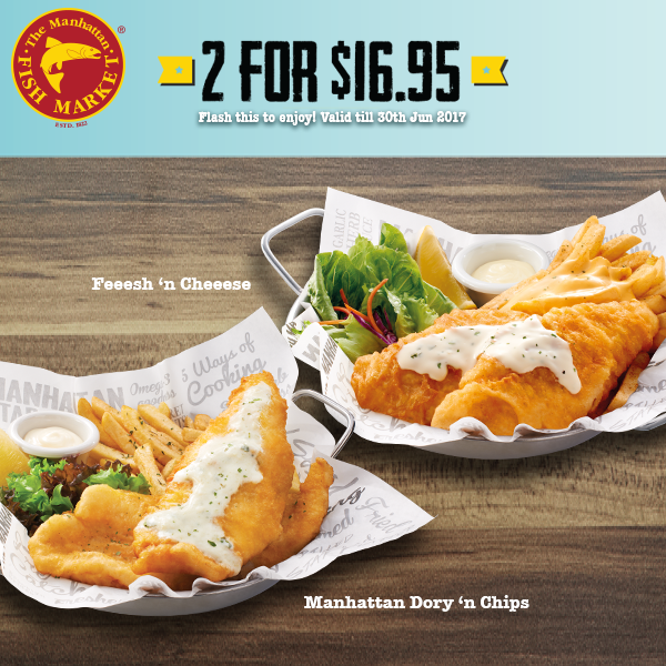The Manhattan FISH MARKET Singapore E-Coupons Promotion ends 30 Jun 2017 | Why Not Deals