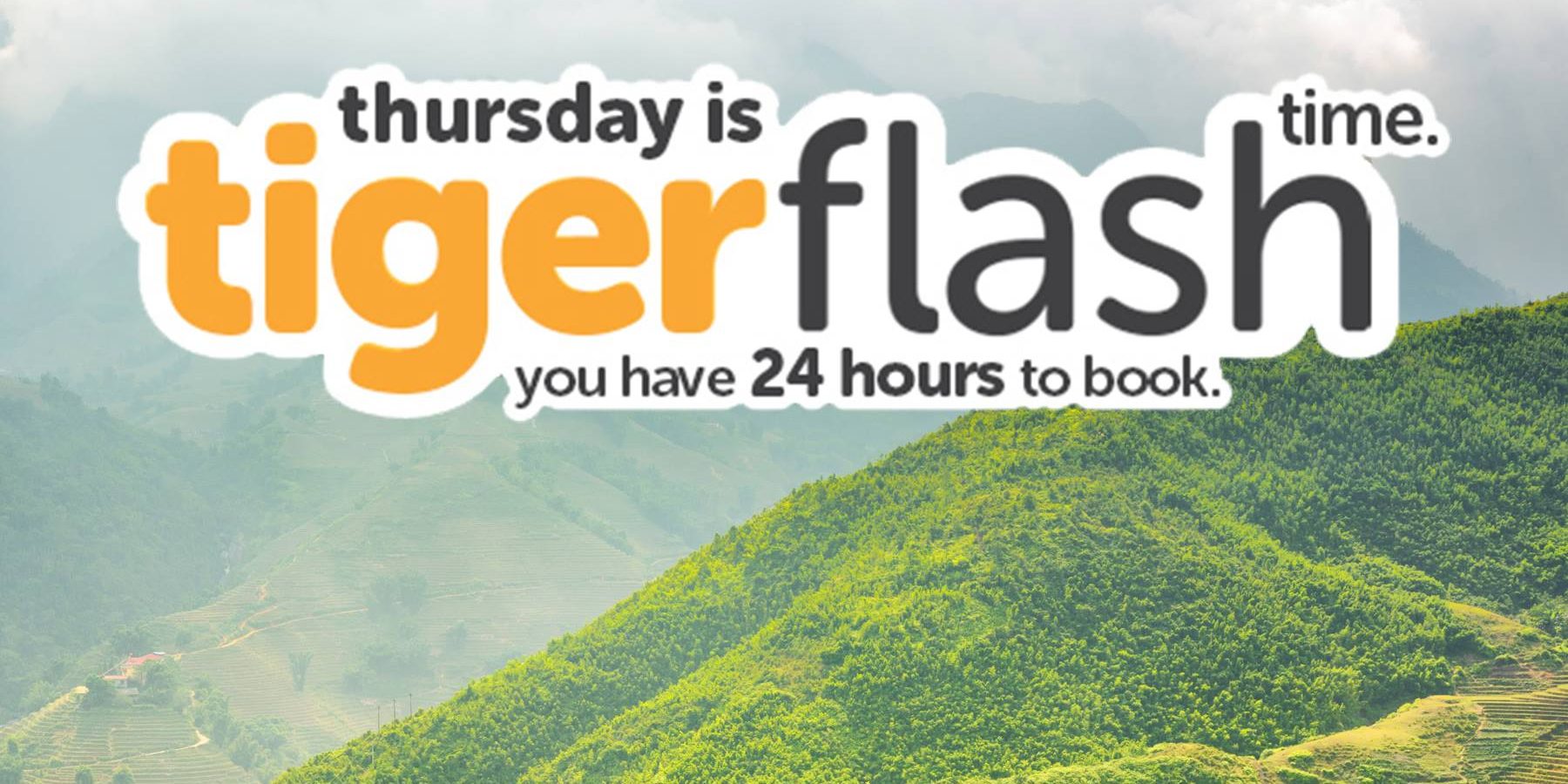 Tigerair Singapore Thursday Tiger Flash Time 24 Hours Promotion 18-19 May 2017