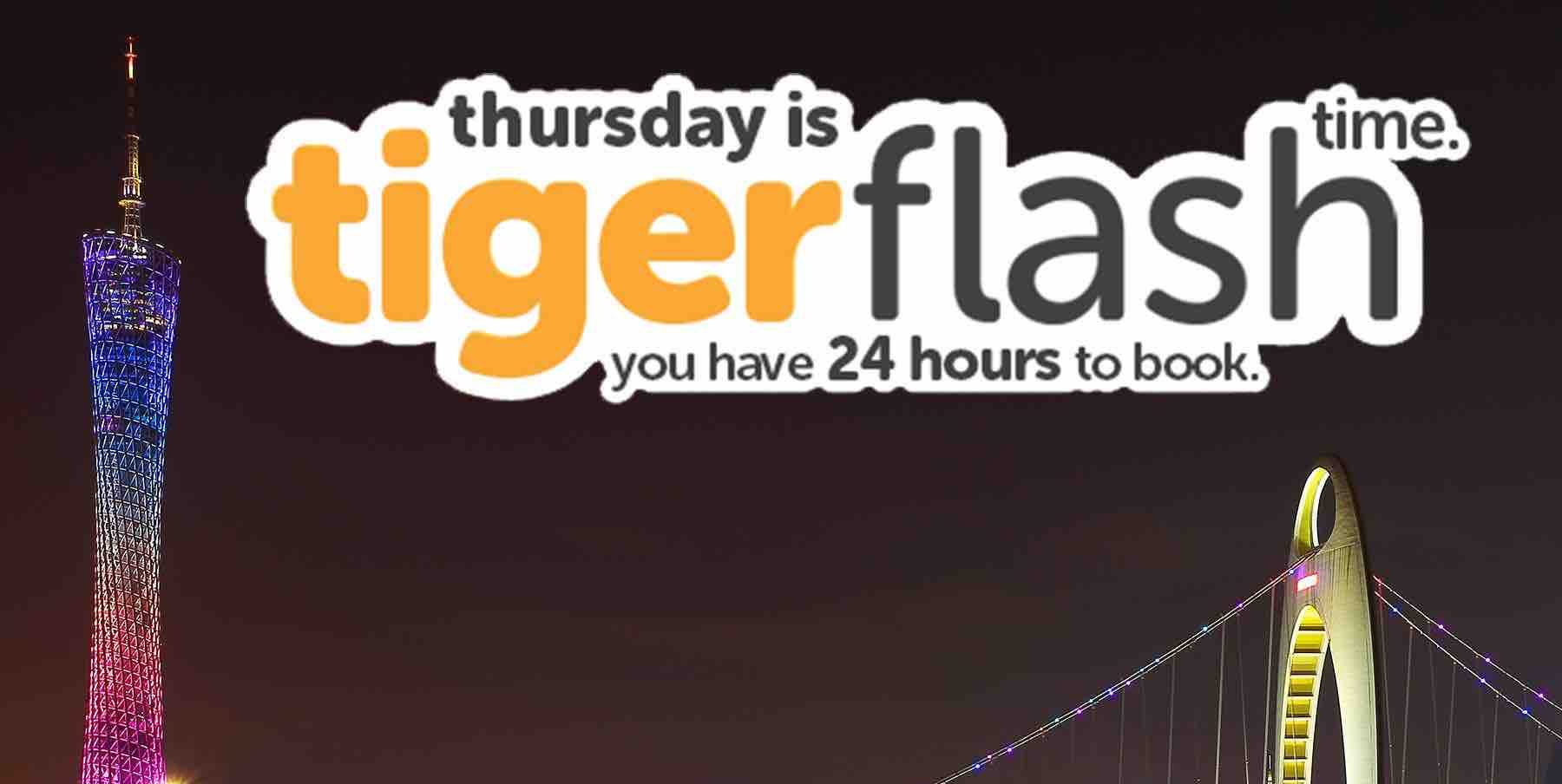 Tigerair Singapore Thursday Tiger Flash Time 24 Hours Promotion 25 May 2017