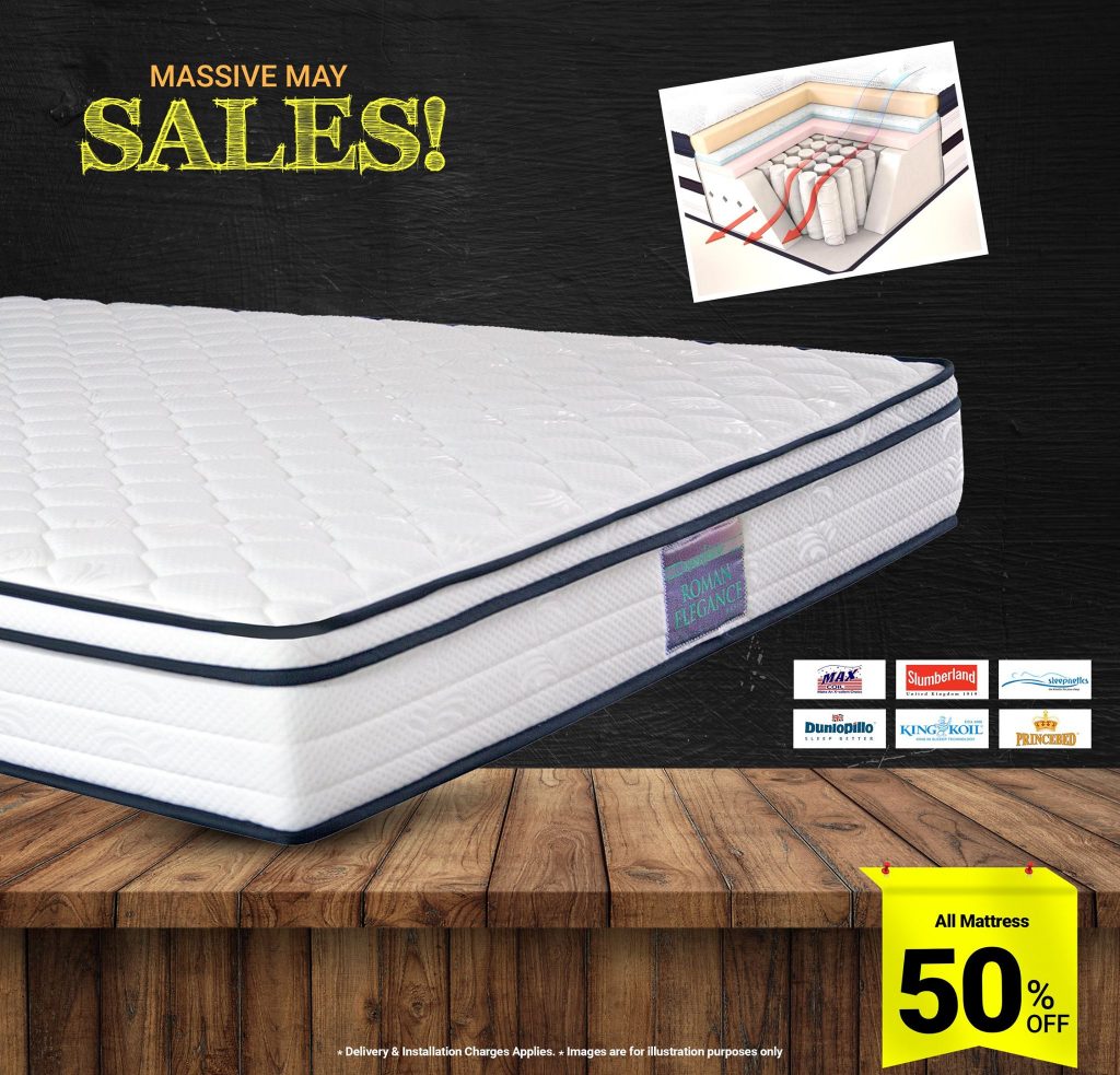 Warehouse 56 Singapore Mega Sale Up to 50% Off Mattresses Promotion 12-14 May 2017 | Why Not Deals 5