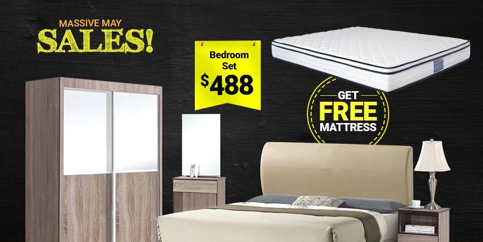Warehouse 56 Singapore Mega Sale Up to 50% Off Mattresses Promotion 12-14 May 2017