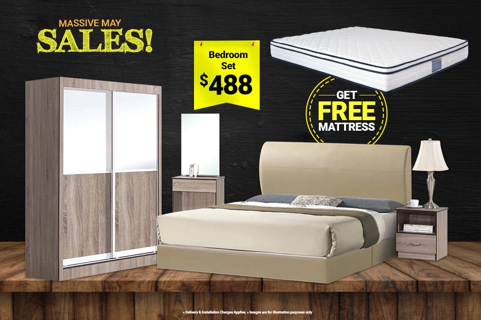 Warehouse 56 Singapore Mega Sale Up to 50% Off Mattresses Promotion 12-14 May 2017 | Why Not Deals