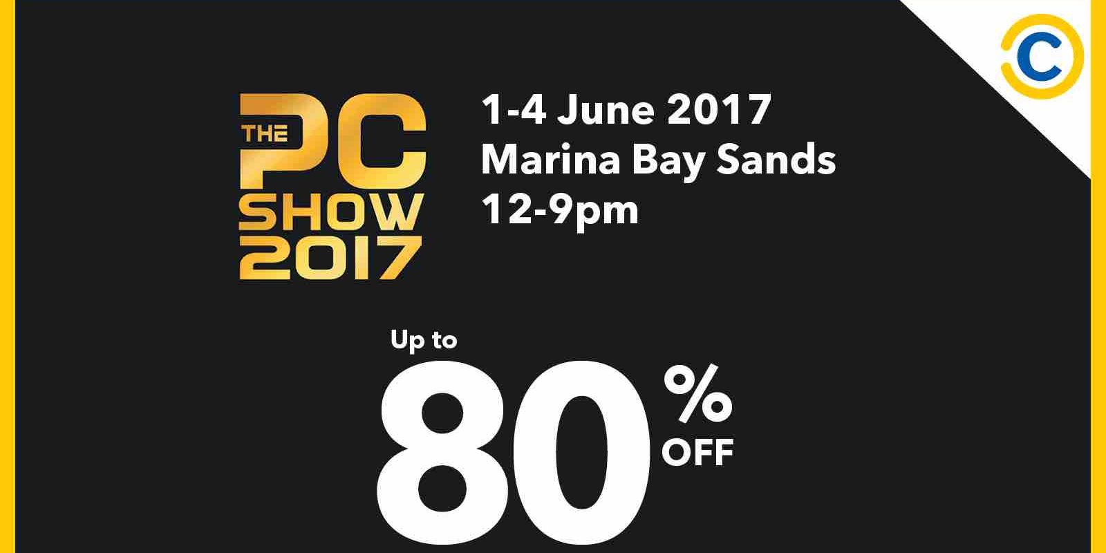 COURTS Singapore The PC Show 2017 Up to 80% Off Promotion 1-4 Jun 2017