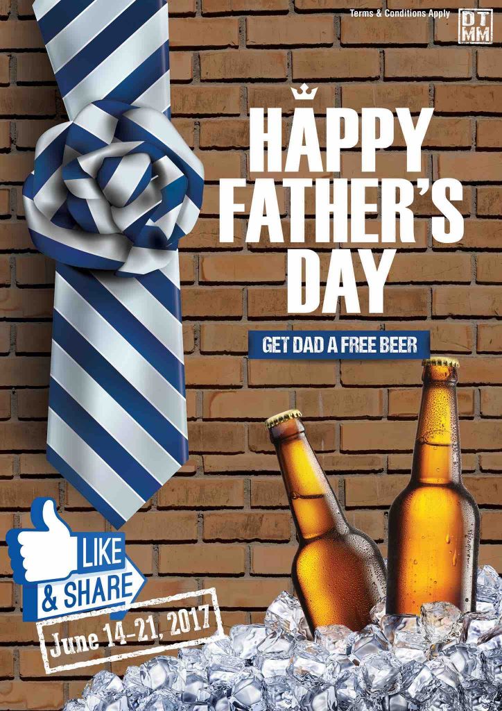 Don't Tell Mama Singapore Get Dad a FREE Beer Father's Day Promotion 14-21 Jun 2017 | Why Not Deals