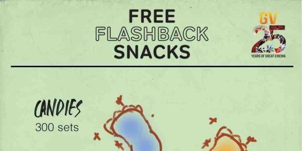 Golden Village Singapore FREE Flashback Snacks 300 Sets of Candies to be Given Away on 25 Jun 2017