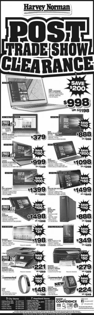Harvey Norman Singapore Financial Year End Clearance Sale Promotion 10-16 Jun 2017 | Why Not Deals 1