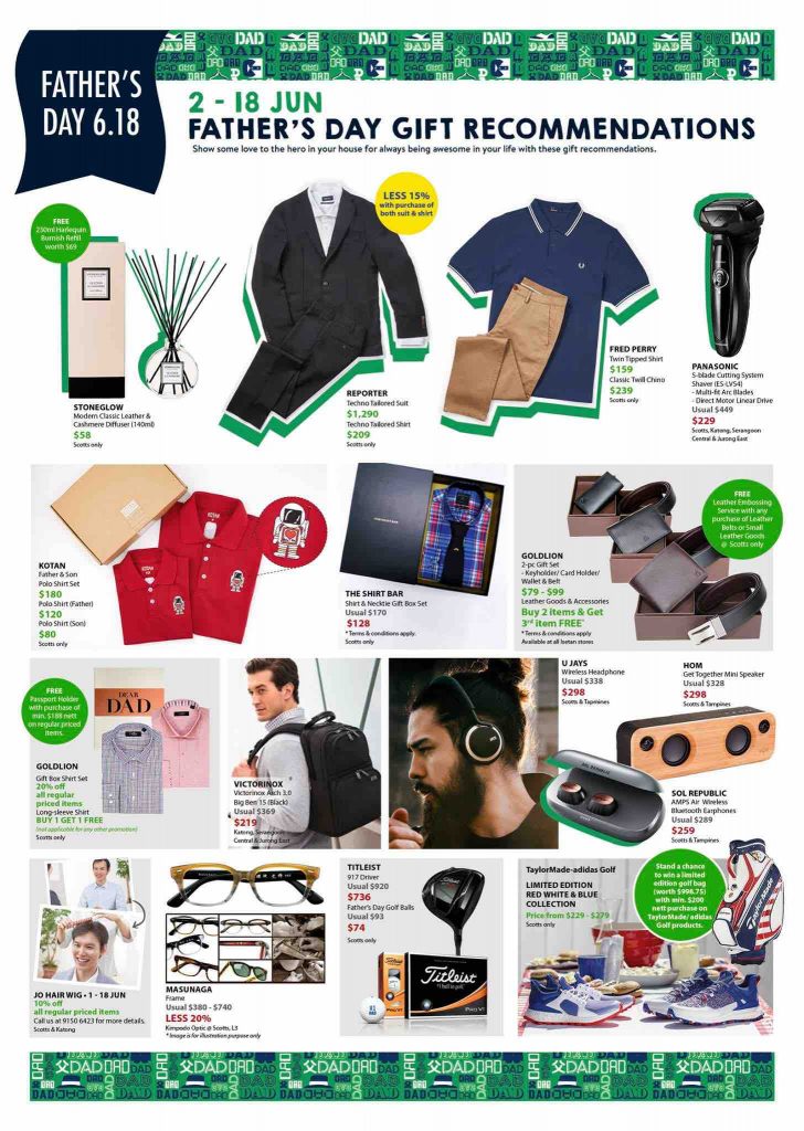 Isetan Singapore Father's Day Gift Recommendations 2-18 Jun 2017 | Why Not Deals 1