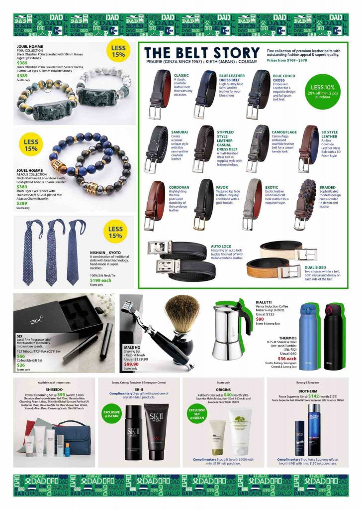 Isetan Singapore Father's Day Gift Recommendations 2-18 Jun 2017 | Why Not Deals 2