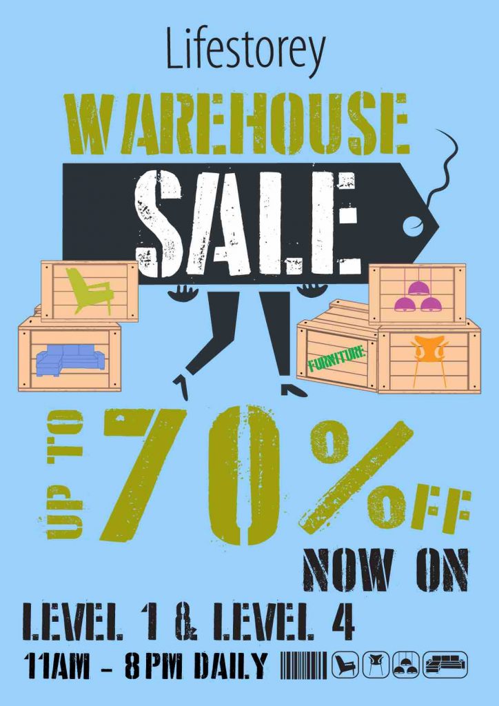 Lifestorey Singapore Warehouse Sale Up to 70% Off Promotion 10-25 Jun 2017 | Why Not Deals