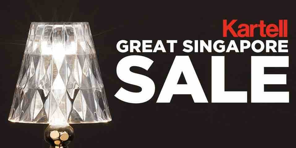 Million Lighting Kartell Great Singapore Sale 50% Off Promotion ends 31 Jul 2017