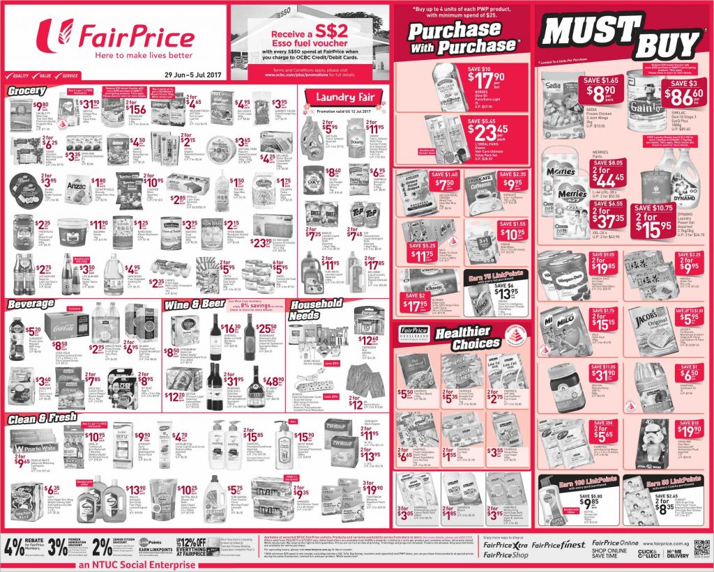 NTUC FairPrice Singapore Your Weekly Saver Promotion 29 Jun - 5 Jul 2017 | Why Not Deals 3