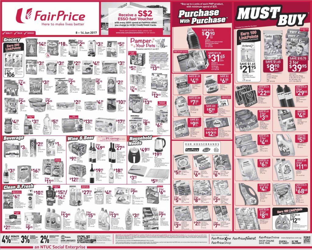 NTUC FairPrice Singapore Your Weekly Saver Promotion 8-14 Jun 2017 | Why Not Deals 3