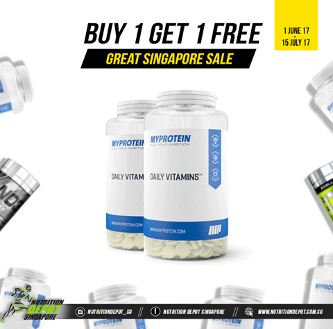 Nutrition Depot Great Singapore Sale Buy 1 Get 1 FREE Promotion 1 Jun - 15 Jul 2017 | Why Not Deals 1