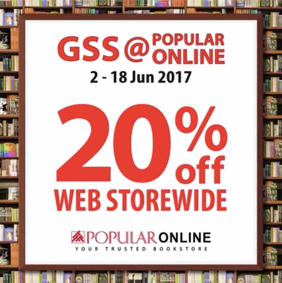 Popular Online Great Singapore Sale Up to 20% Off Promotion ends 18 Jun 2017 | Why Not Deals