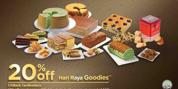 PrimaDeli Singapore Hari Raya Goodies Up to 20% Off Promotion ends 25 Jun 2017