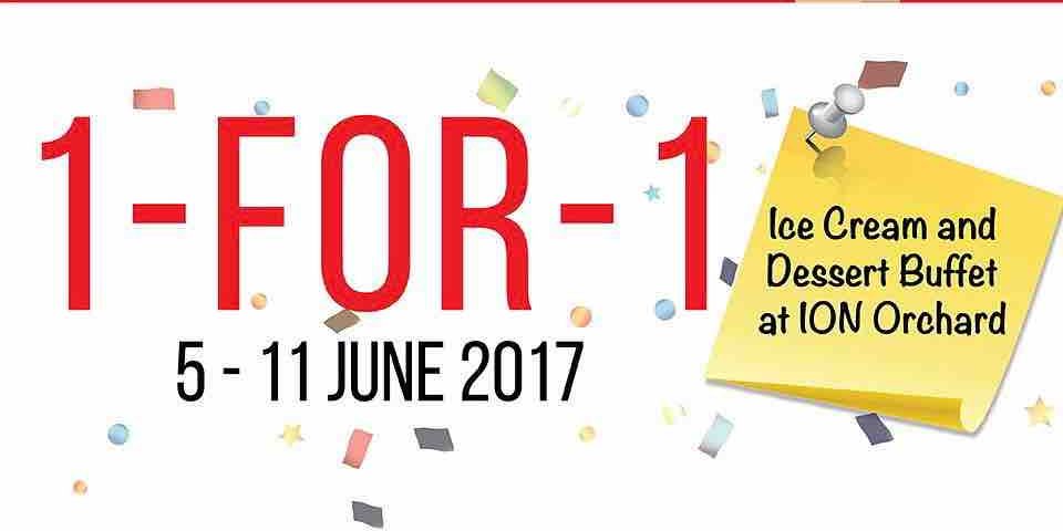 Swensen’s Singapore Weekly App Exclusive 1-For-1 Promotion 5-11 Jun 2017