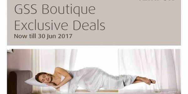 TEMPUR Great Singapore Sale Boutique Exclusive Deals Promotion ends 30 Jun 2017