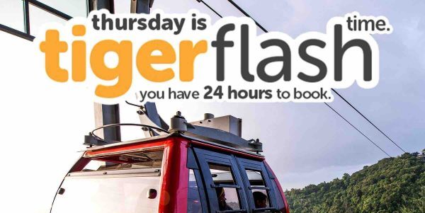 Tigerair Singapore Thursday Tiger Flash Time 24 Hours Promotion 29-30 Jun 2017