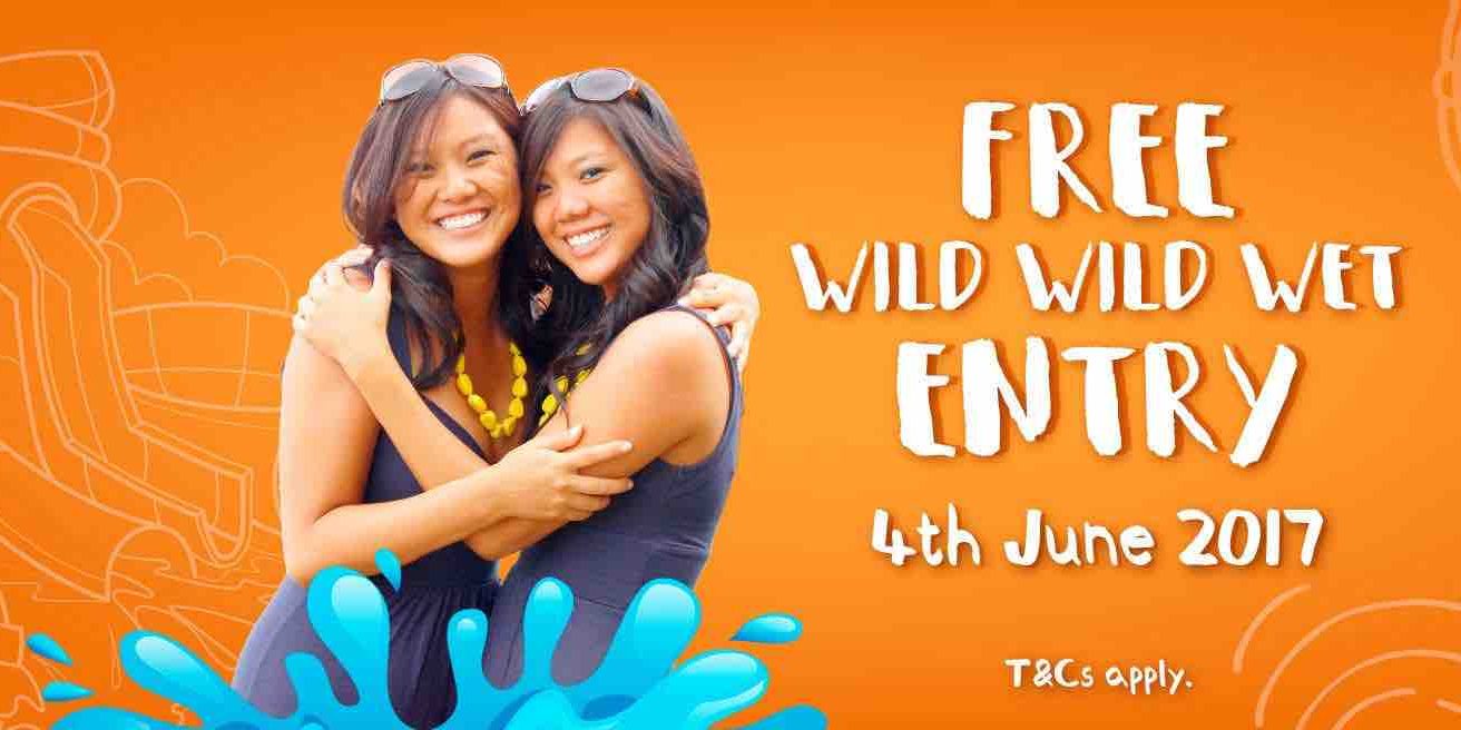 Wild Wild Wet Singapore Seeing Double 1-For-1 Admission Promotion 4 Jun – 31 Jul 2017