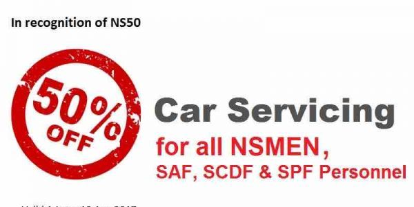 Elite Autocare Club Singapore 50% Off Car Servicing for All NSmen, SAF/SPF/SCDF Personnel Promotion 1 Jun – 10 Aug 2017
