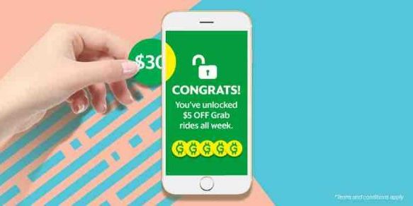 Grab Singapore Enjoy $5 Off Grab Rides with CREDITS Promo Code 3-9 Jul 2017 (Selected Riders Only)