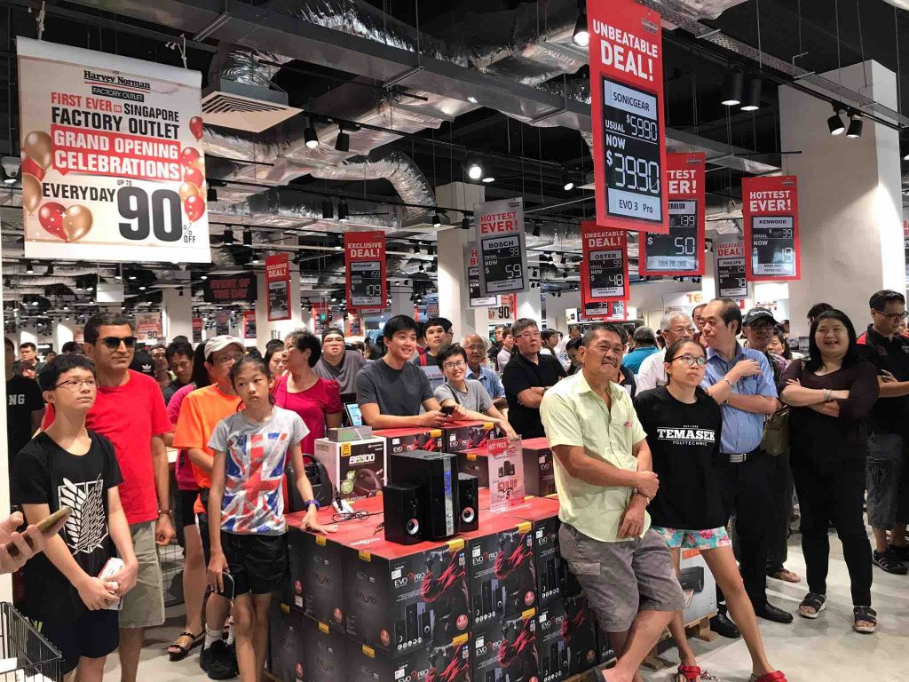 Harvey Norman Singapore Factory Outlet Grand Opening Up to 90% Off Promotion 15-16 Jul 2017 | Why Not Deals 6