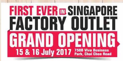 Harvey Norman Singapore Factory Outlet Grand Opening Up to 90% Off Promotion 15-16 Jul 2017