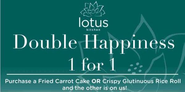 Lotus Vegetarian Singapore 1-for-1 Dim Sum at Newly Launched Lotus Kitchen 31 Jul – 4 Aug 2017