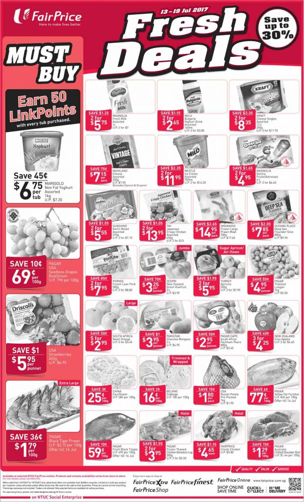 NTUC FairPrice Singapore Your Weekly Saver Promotion 13-19 Jul 2019 | Why Not Deals 1