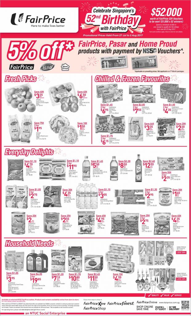 NTUC FairPrice Singapore Your Weekly Saver Promotion 27 Jul - 2 Aug 2017 | Why Not Deals 6