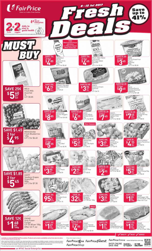 NTUC FairPrice Singapore Your Weekly Saver Promotions 6-12 Jul 2017 | Why Not Deals 2