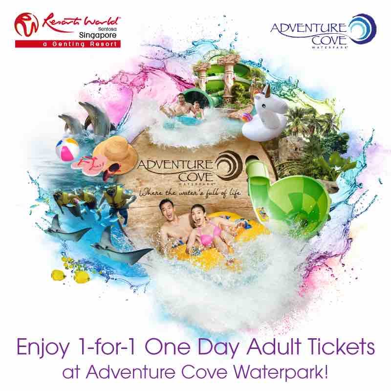 Resort World Sentosa Singapore 1-For-1 Attractions SAF Day 2017 Promotion 1 Jul - 10 Aug 2017 | Why Not Deals 1