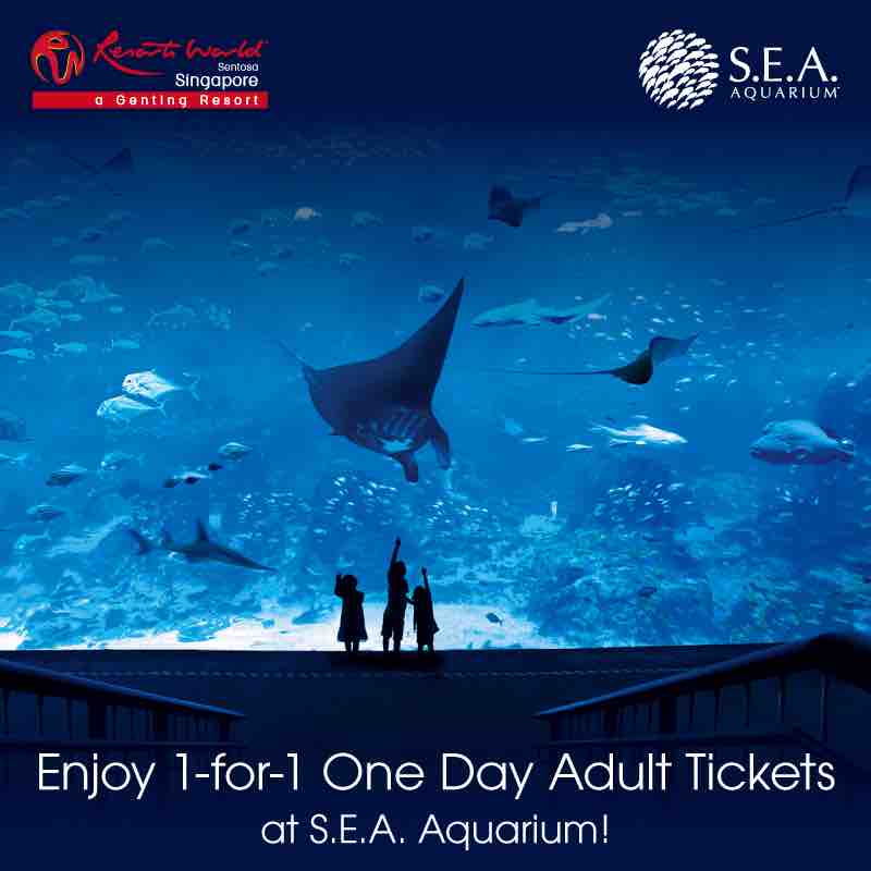 Resort World Sentosa Singapore 1-For-1 Attractions SAF Day 2017 Promotion 1 Jul - 10 Aug 2017 | Why Not Deals 2