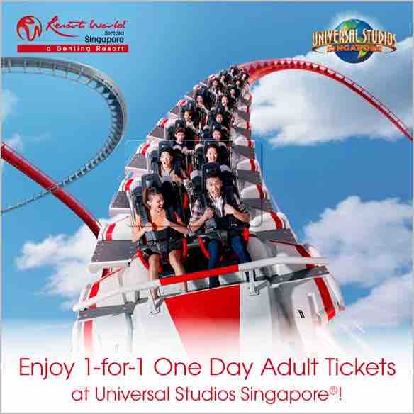Resort World Sentosa Singapore 1-For-1 Attractions SAF Day 2017 Promotion 1 Jul - 10 Aug 2017 | Why Not Deals