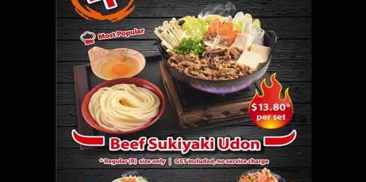 Tamoya Udon Singapore Newly Launched Hotpot Udon Series 1-For-1 Promotion 12-14 Jul 2017