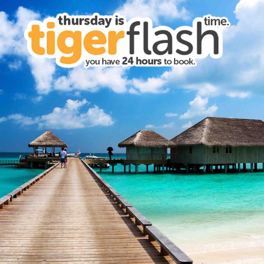 Tigerair Singapore Thursday Flash Time Fly to Maldives from $118 Promotion 6-7 Jul 2017 | Why Not Deals