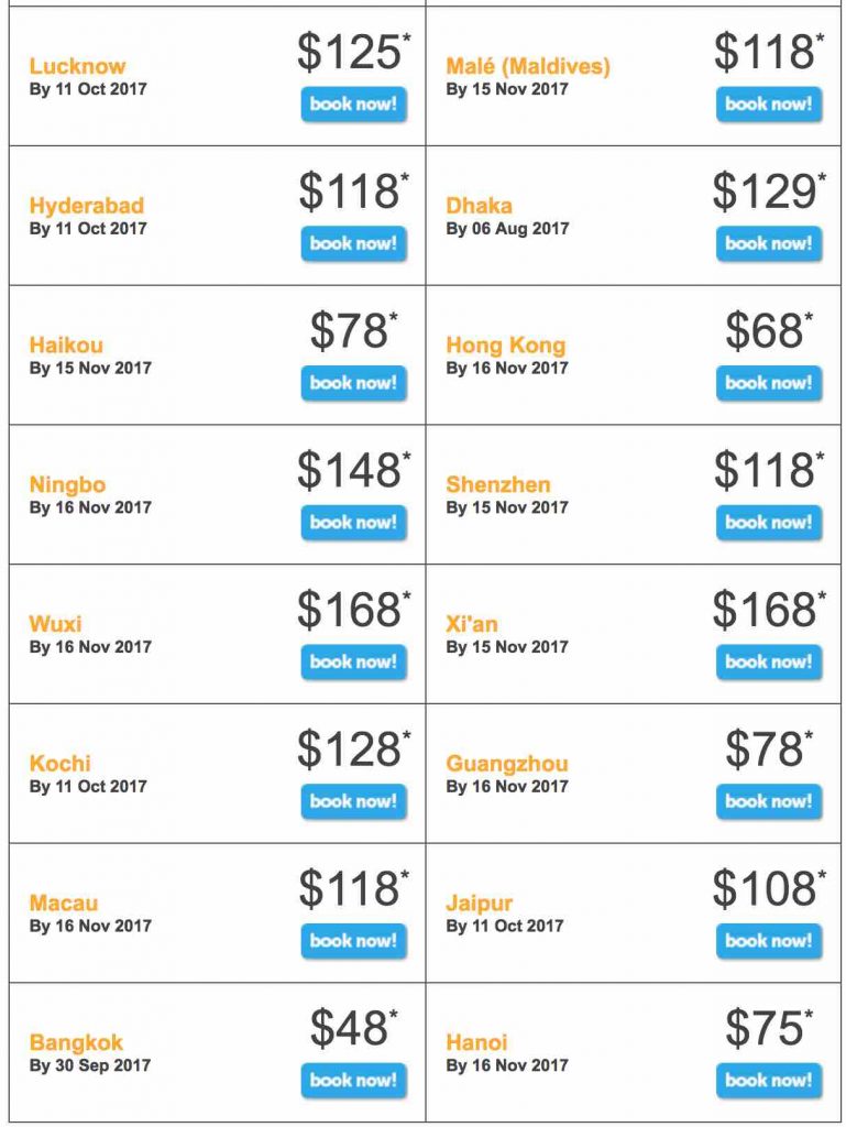 Tigerair Singapore Thursday Flash Time Fly to Maldives from $118 Promotion 6-7 Jul 2017 | Why Not Deals 3