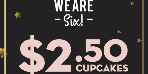 Twelve Cupcakes Singapore 6th Anniversary Celebration $2.50 Cupcakes Promotion 17 Jul 2017
