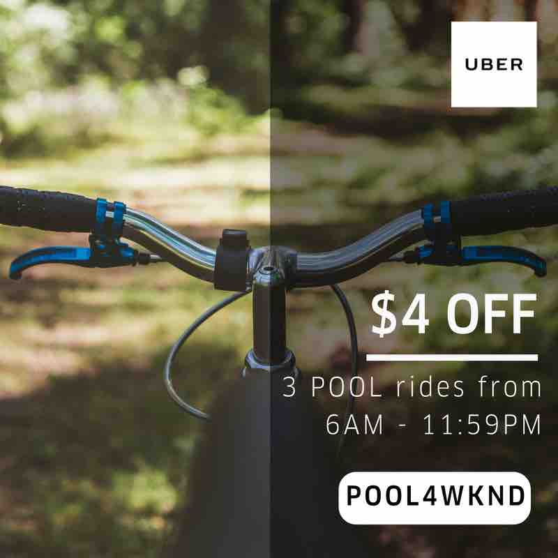 Uber Singapore $4 Off 3 uberPOOL Rides from 6am-11:59am POOL4WKND Promo Code 7-9 Jul 2017 | Why Not Deals