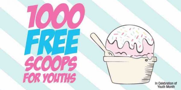 Udders Singapore 1000 FREE Scoops to be Given Away Youth Day Promotion 2-3 Jul 2017