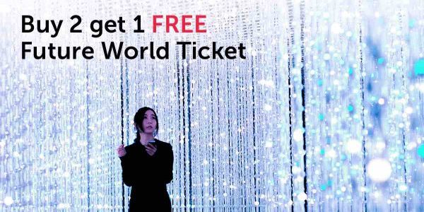 ArtScience Museum Singapore Buy 2 Get 1 FREE Future World Ticket with NETS ends 30 Aug 2017