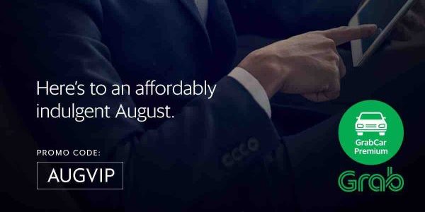 Grab Singapore $5 Off All GrabCar Premium Rides AUGVIP Promo Code 1-31 Aug 2017