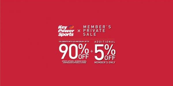 Key Power Sports Member’s Private Sale Up to 90% Off 31 Aug – 3 Sep 2017