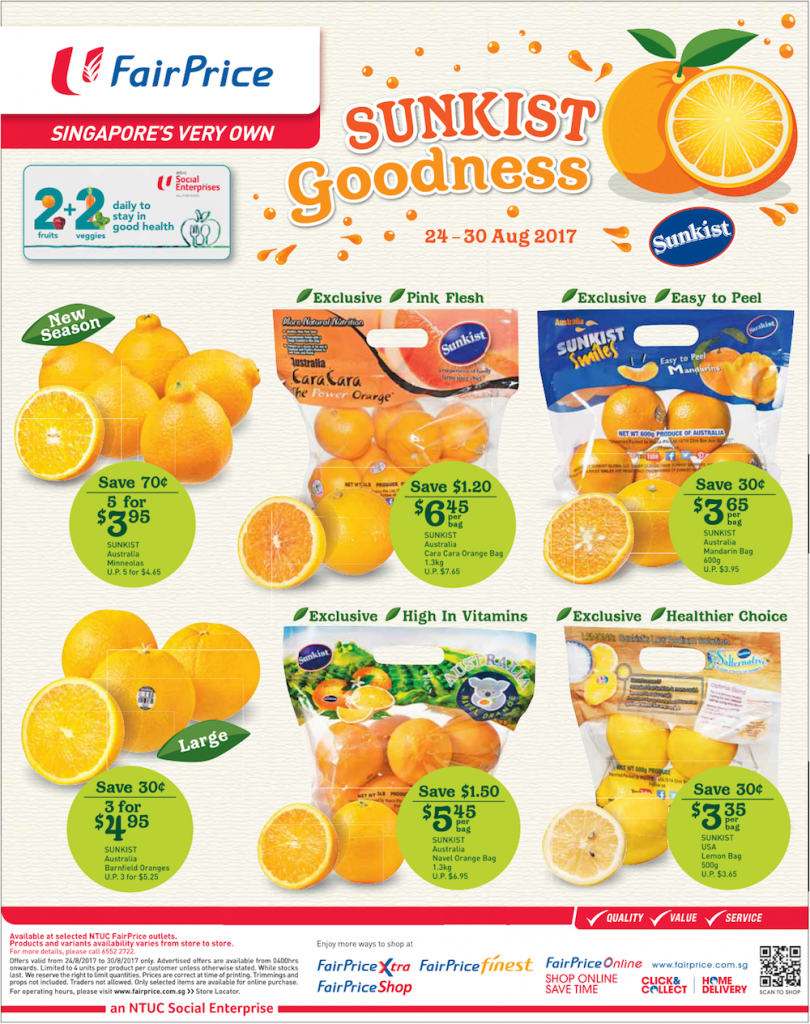 NTUC FairPrice Singapore Your Weekly Saver Promotion 24-30 Aug 2017 | Why Not Deals 4