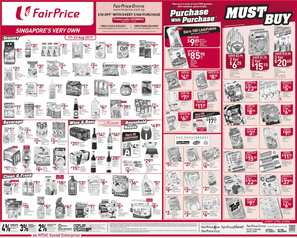 NTUC FairPrice Singapore Your Weekly Saver Promotions 17-23 Aug 2017 | Why Not Deals 6