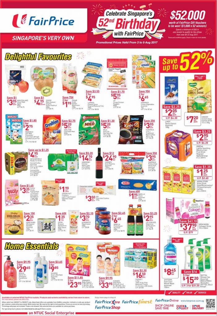 NTUC FairPrice Singapore Your Weekly Saver Promotions 3-9 Aug 2017 | Why Not Deals 4