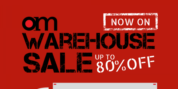 OM Singapore Warehouse Sale Up to 80% Off Promotion ends 10 Sep 2017