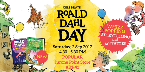 Popular Singapore Celebrates Roald Dahl Day with 20% Off Promotion 2 Sep 2017