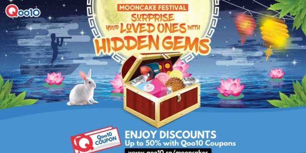 Qoo10 Singapore Mooncake Festival Up to 50% Off Promotion 31 Aug – 3 Sep 2017